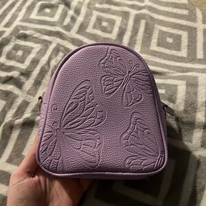 Purple butterfly kids purse or accessory to outfit